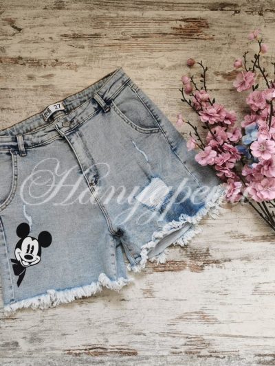 Дамски къси панталонки с Mickey Mouse