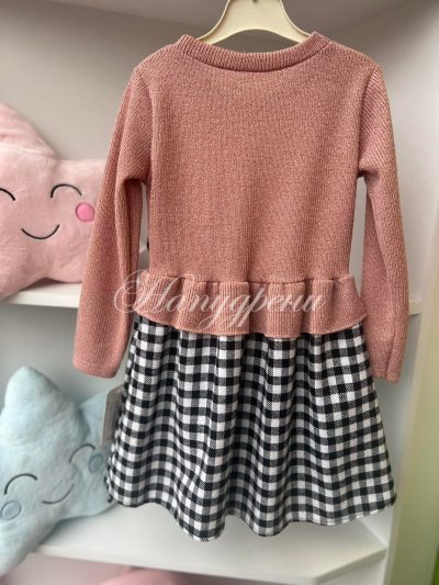 Детска рокля с нежна панделка - код 198