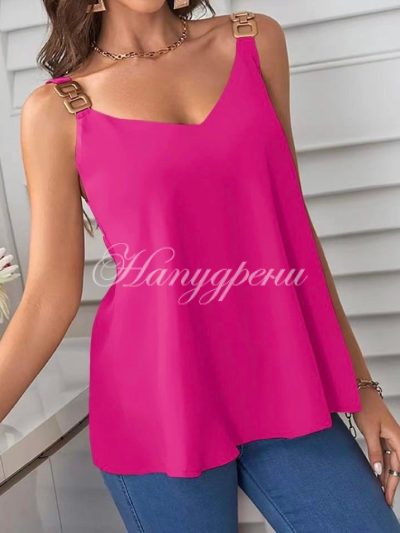 Дамски потник с ефектни презрамки “Tinna”