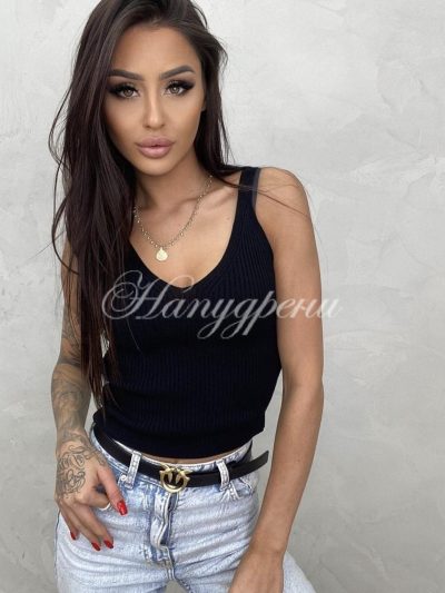 Дамски потник “Bibbie” в черен цвят – код 5041