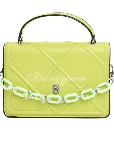 Ефектна чанта с верижка в неонов цвят - код 5304