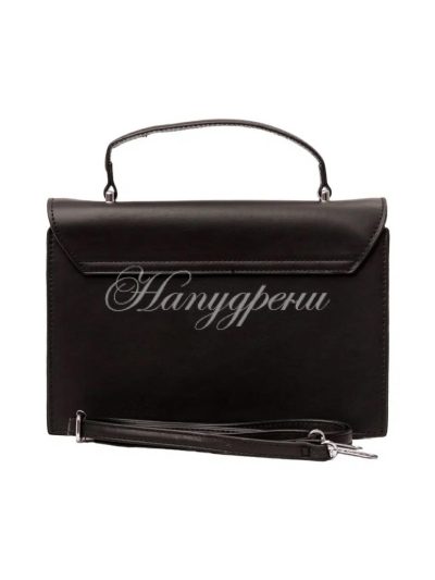 Дамска ефектна чанта в черен цвят - код 5306