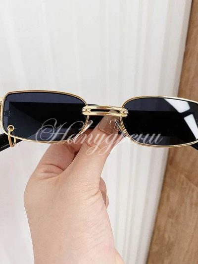 Дамски очила с ефектна халка - код 5460