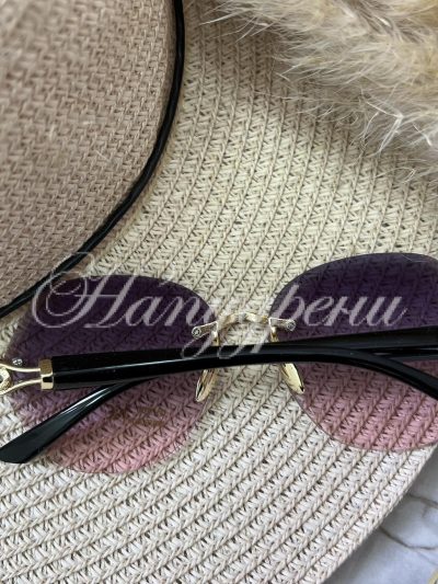 Дамски очила с ефектни рамки в лилаво – код 5473