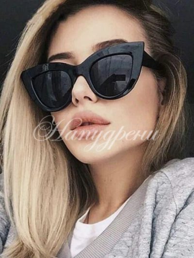 Дамски очила с ефектни стъкла - код 5485