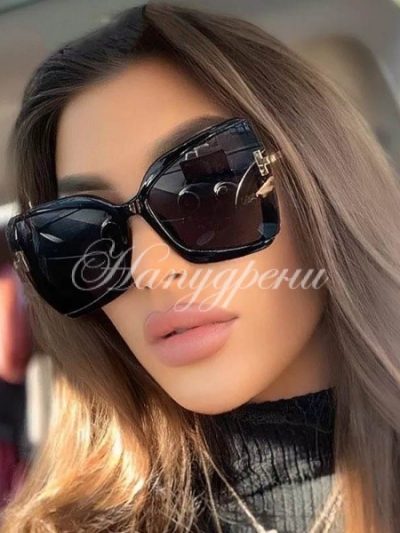 Дамски очила с черни стъкла - код 5461