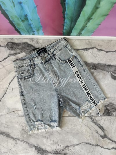 Дамски къси панталонки с актуален дизайн - код 5619