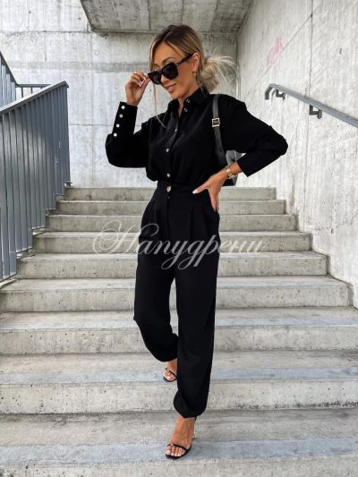 Елегантен дамски комплект от две части - код 5800