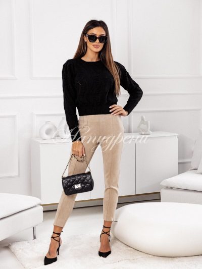 Дамска блуза "Elis" в черен цвят - код 6198