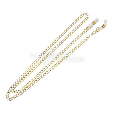 Верижка за очила в изчистен вариант в златисто - код 6607