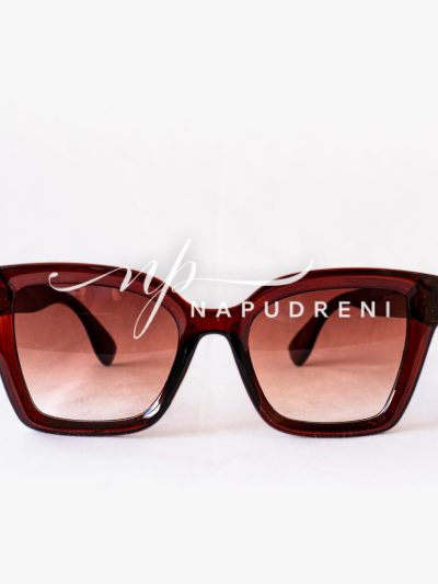 Дамски кафяви очила 3009-1 - код 6568