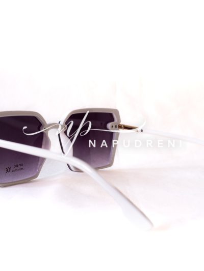 Дамски бели очила 1048 - код 6583