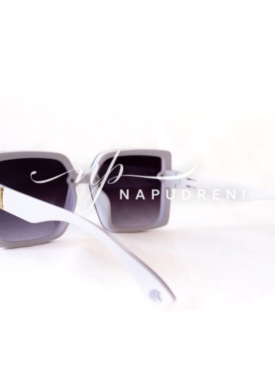 Дамски очила с бяла рамка 2335- код 6574