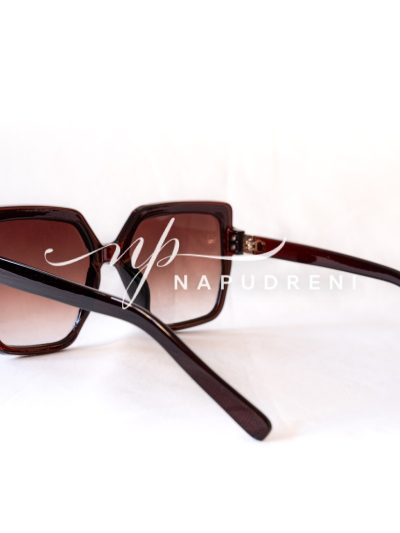 Дамски кафяви очила 3015 - код 6596