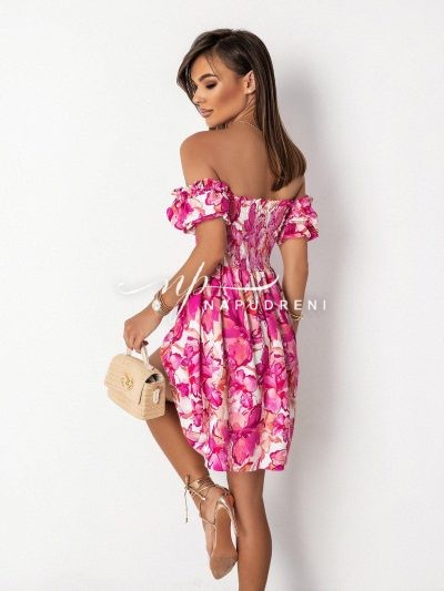 Дамска рокля "Graciela" в палитра от цветове – код 7340