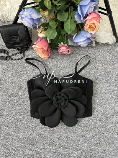 Дамско бюстие "Rose" в черен цвят – код 7400