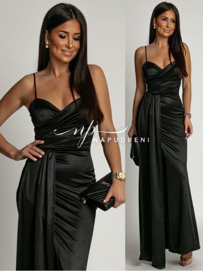 Дамска рокля "Jasmin" в черен цвят – код 7375