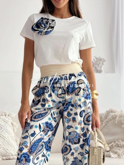 Дамски комплект ''Tyfani''в син цвят – код 7292