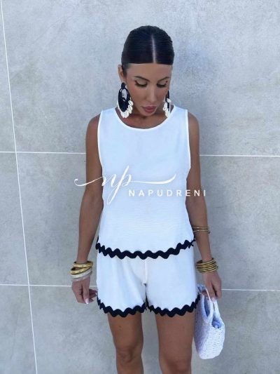 Дамски комплект ''Joly'' в бял цвят- код 7314