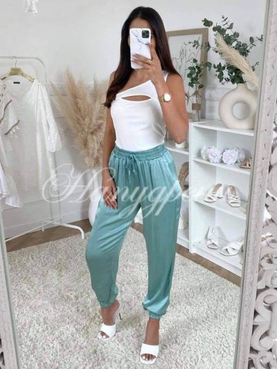 Дамскипанталонотсатенвзеленцвят код