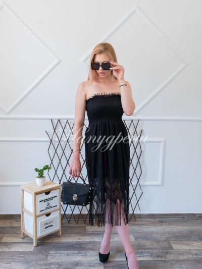 Рокля Lynda в черен цвят - код p463